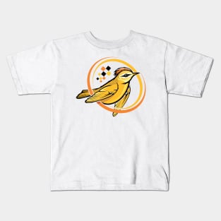 Digital Flying Bird Kids T-Shirt